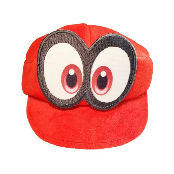 Nintendo Super Mario Odyssey Cappy Hat Plush Cap Red - Picture 1 of 4